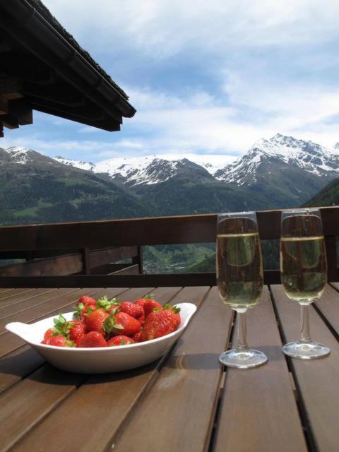 Vila Chalet Amos Grimentz Exteriér fotografie